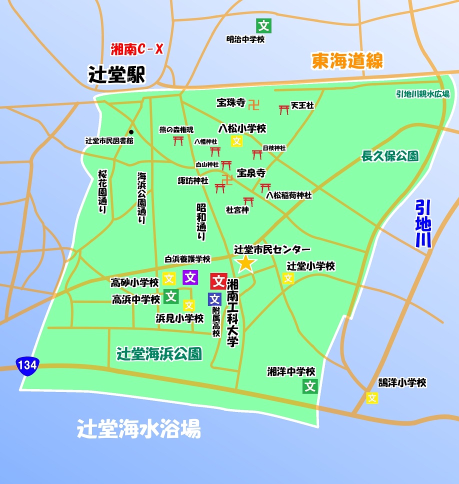 辻堂地図